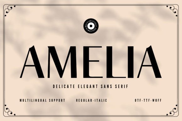 Amelia: The Elegant Serif Font for Timeless Design