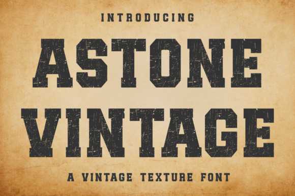 Astone Vintage: A Font with Authentic Character