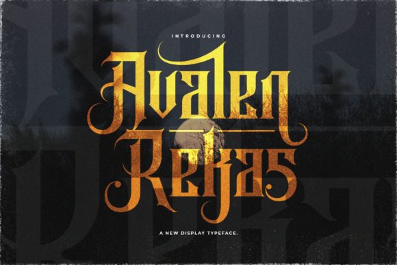 Avalen Rekas: A Bold Blackletter for Modern Design