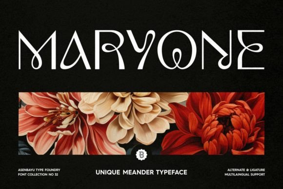 Discover the Elegance of Maryone: A Modern Display Font