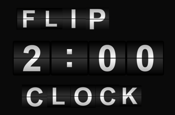Flip Clock: A Font Blending Retro Charm with Modern Elegance