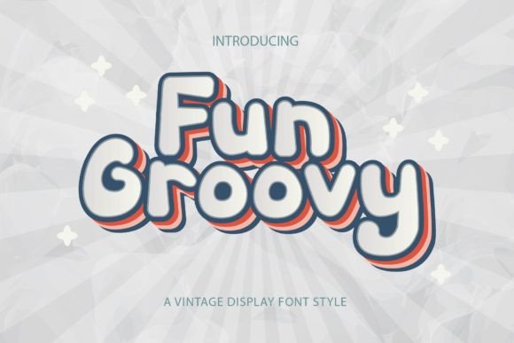 Fun Groovy: A Retro Display Font for Vibrant Designs