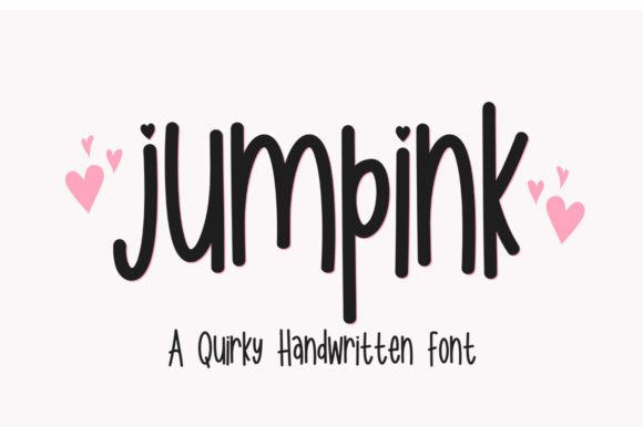 Jumpink: A Sweet and Flourishing Handwriting Font for Creative Designs