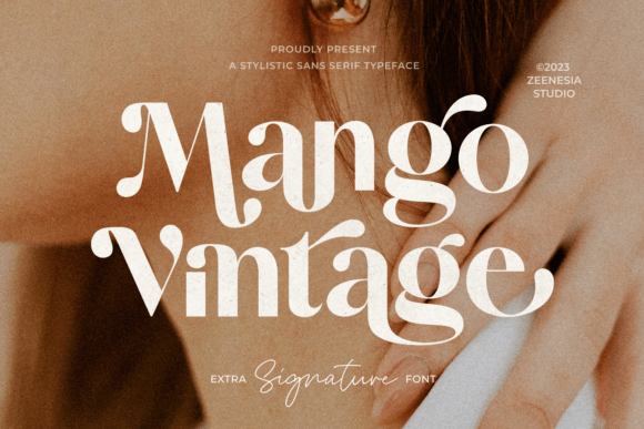 Mango Vintage: A Modern Sans-Serif Font for Polished Design