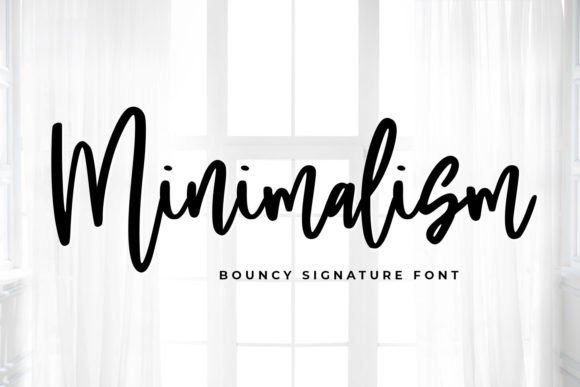 Minimalism Font: Elegant Handwritten Style for Creative Projects