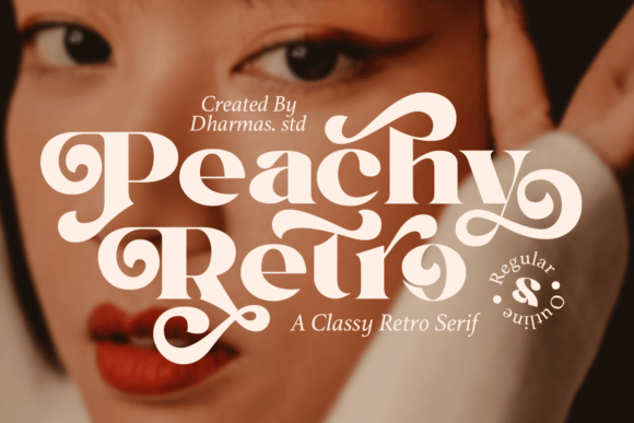 Peachy Retro: A Nostalgic Serif for Modern Design
