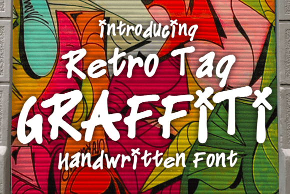 Retro Tag Graffiti: A Typeface with Urban Edge