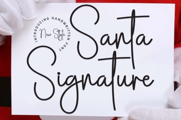 Santa Signature: Capturing Holiday Magic in a Font
