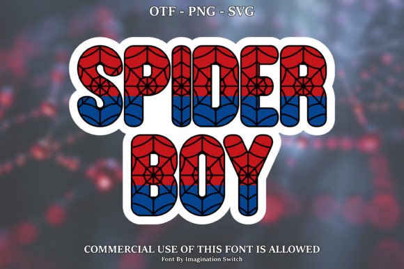 Spider Boy: A Creative Font for Bold, Modern Designs
