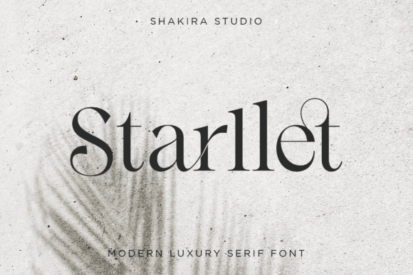 Starllet: The Luxury Serif Font for Timeless Elegance