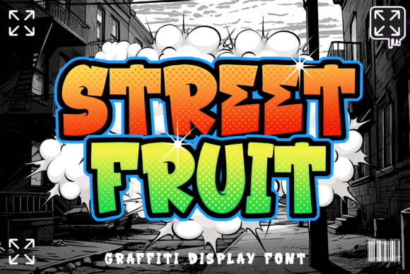 Street Fruit: Bold Urban Display Font for Modern Design