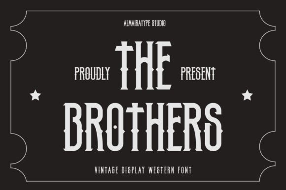 The Brothers: A Bold Typeface for Strong Designs