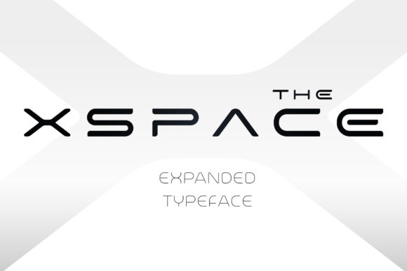 X-Space: A Futuristic Display Font for Modern Design